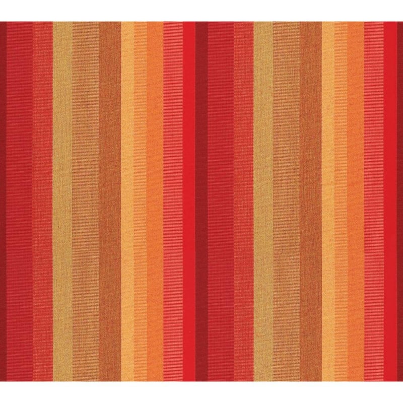 Sunbrella Stripe Fabric 1-Piece Indoor/Outdoor Lumbar Pillow, 22"W x 9"L, Maxim Classic - 22"W x 9"L