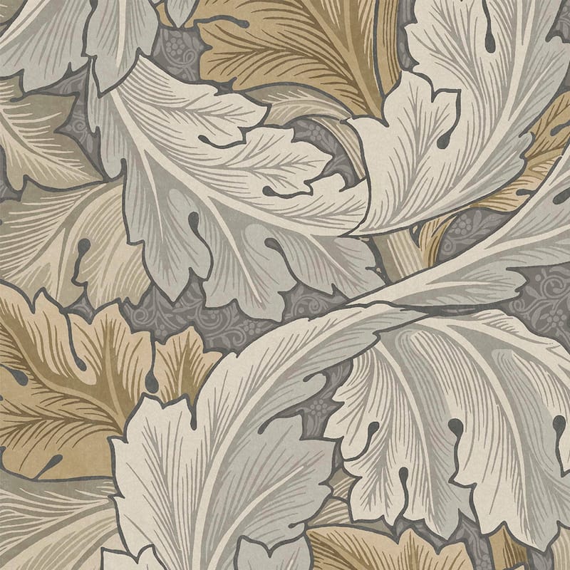 William Morris Acanthus Neutral Wallpaper