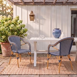 SAFAVIEH California Arm Chair (Set of 2) - 23 in. W x 25 in. D x 36 in. H
