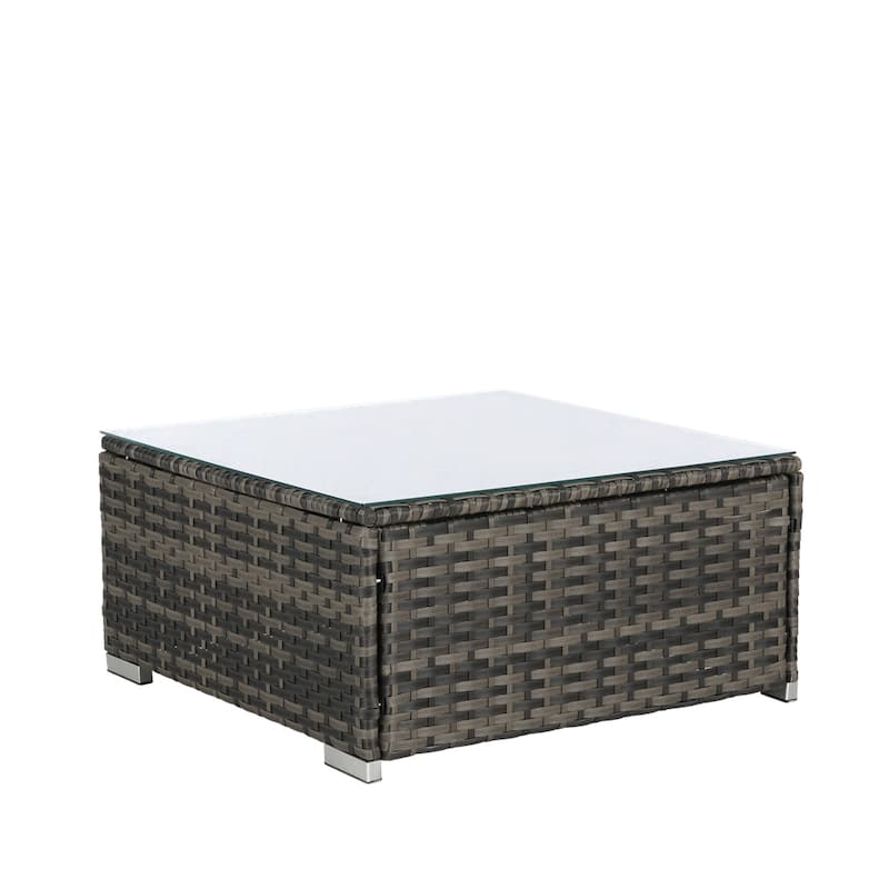 8 Piece Outdoor Patio Sofa Set,Sectional Wicker Patio Conversation Set - N/A