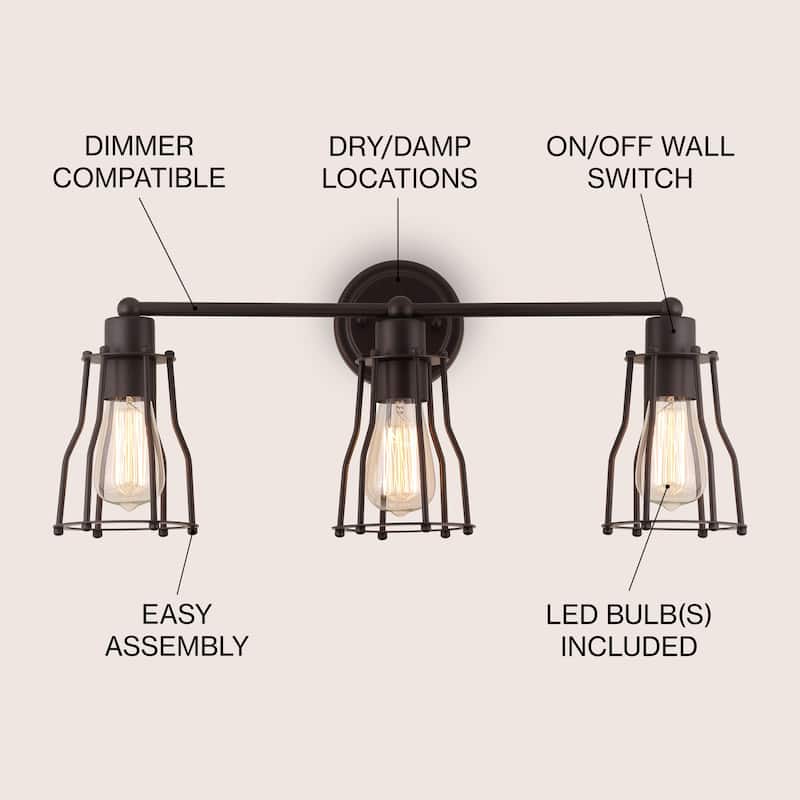 Evelyn Metal Vanity Light, by JONATHAN Y