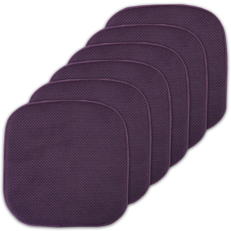 16-in. Square Non-slip Memory Foam Seat Cushions (2 OR 4)