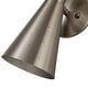 preview thumbnail 8 of 25, Rennnsan 2-Light Modern Industrial Cone Vanity Light in Brass/ Nickel