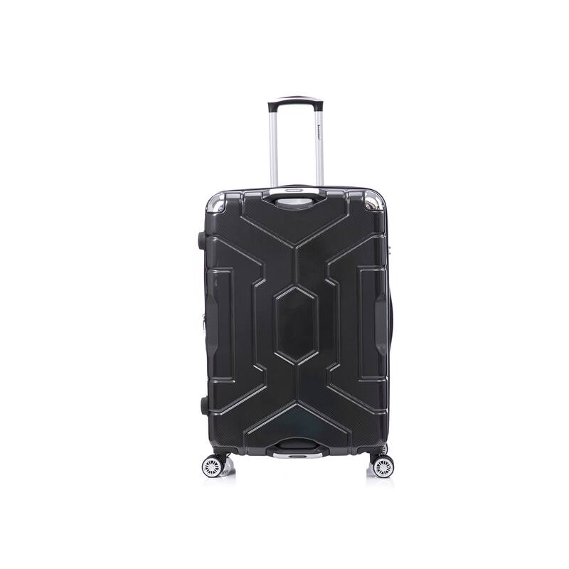3 Piece Technology PC Hardshell Lightweight Durable Suitcase with Rotating Wheels and Adjustable Ergonomic Telescopic Handle