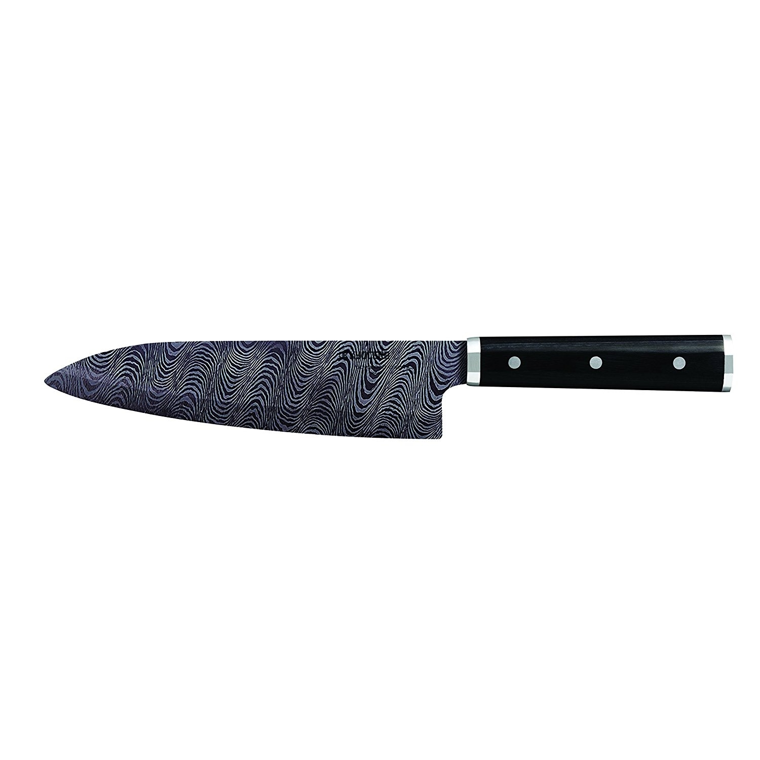 Shop Kyocera Advanced Ceramic Premier Elite Series 7 Chef S Knife With Pakka Wood Handle Blade Black Overstock 17759551