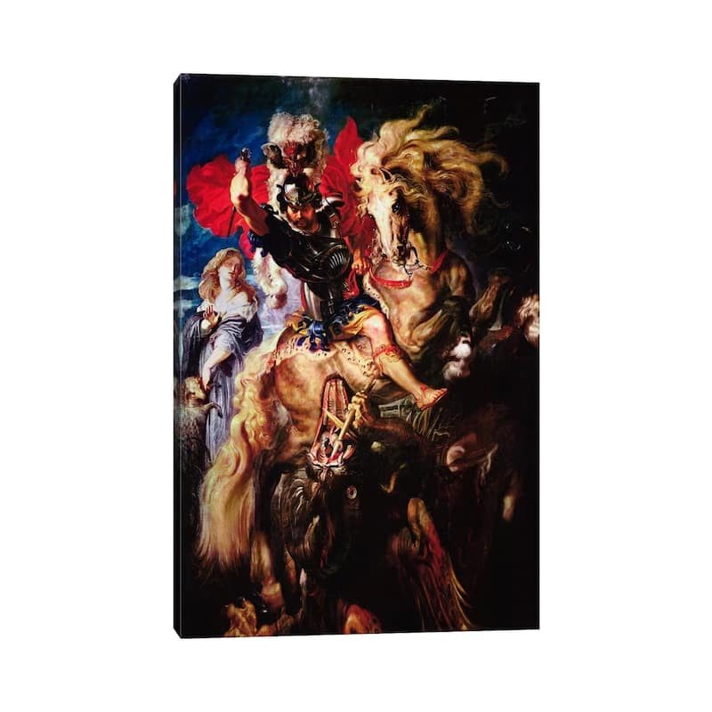 iCanvas "St. George and The Dragon" by Peter Paul Rubens Canvas Print