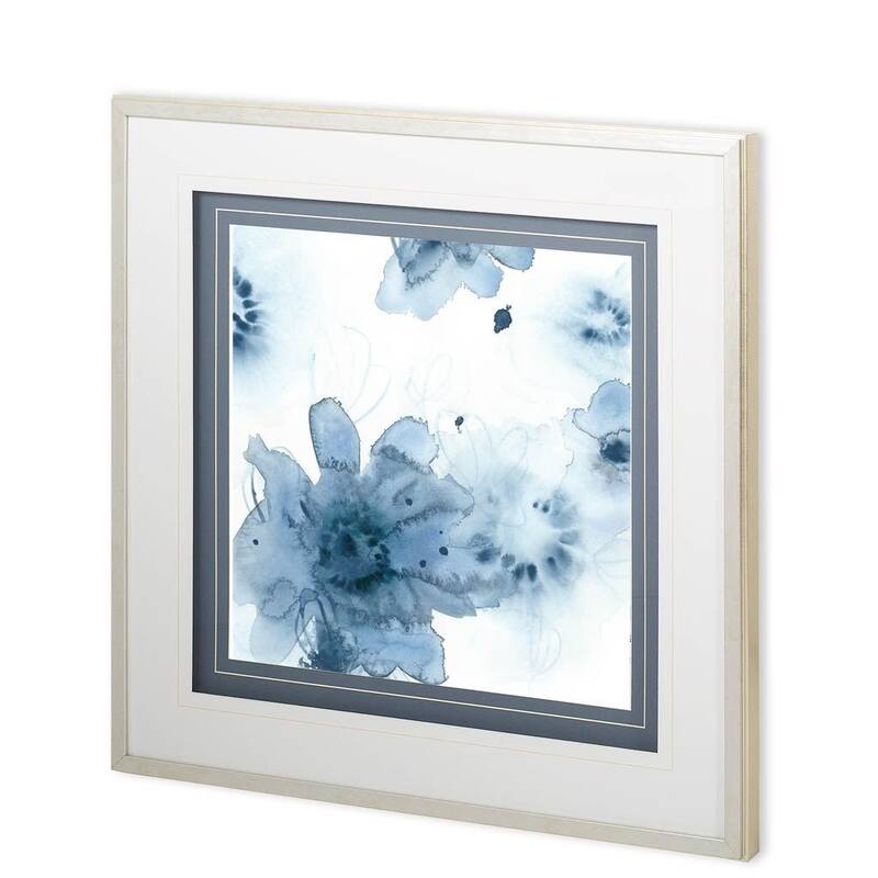 Custom Aquatic Indigo II Framed Art Print
