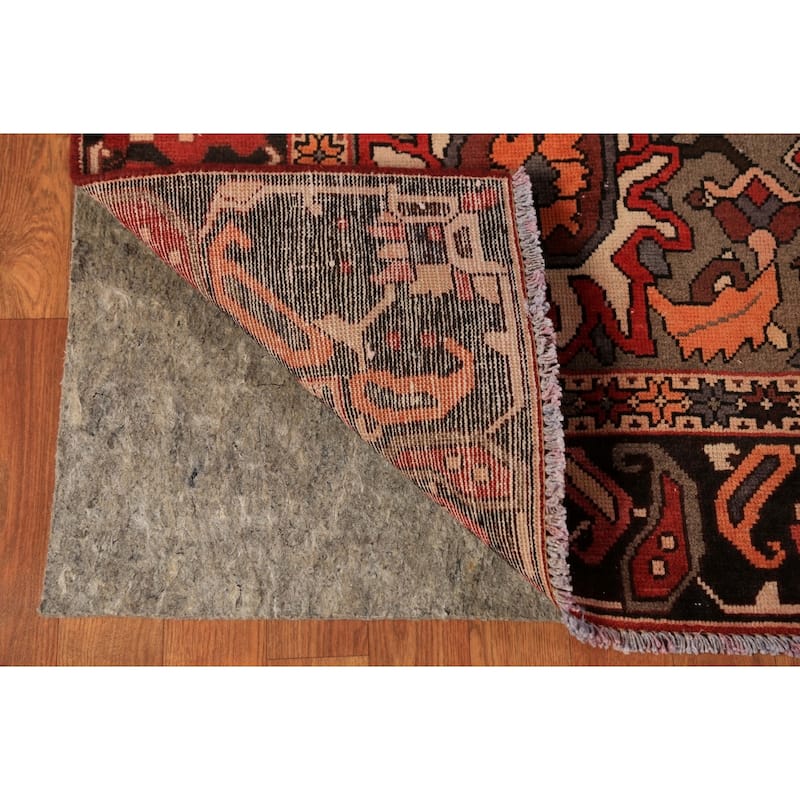 Medallion Bakhtiari Persian Vintage Area Rug Handmade Wool Carpet - 6'4" x 9'5"