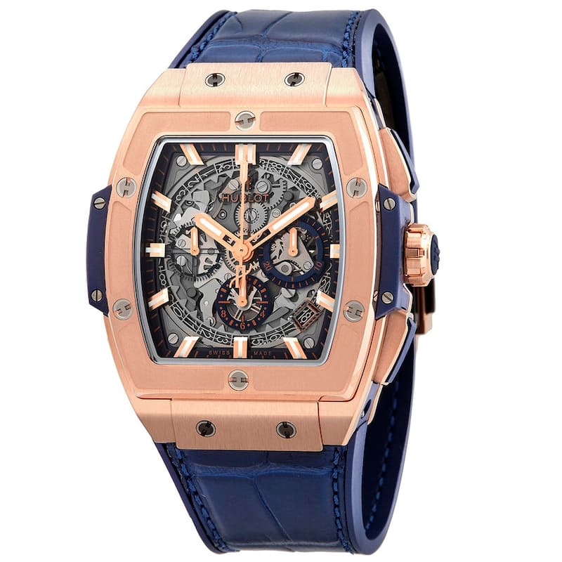 Hublot Spirit of Big Bang 42mm 18kt King Gold Chronograph Automatic Men's Watch - Silver-Tone
