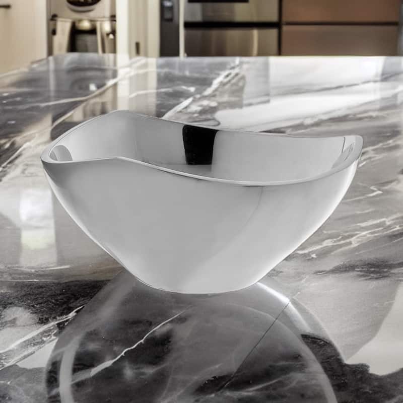 Nambe Tri Corner Bowl Silver