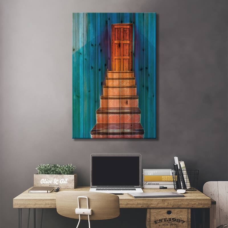 Parc Guell, Barcelona, Spain Print On Wood by Hollice Looney - Multi-Color