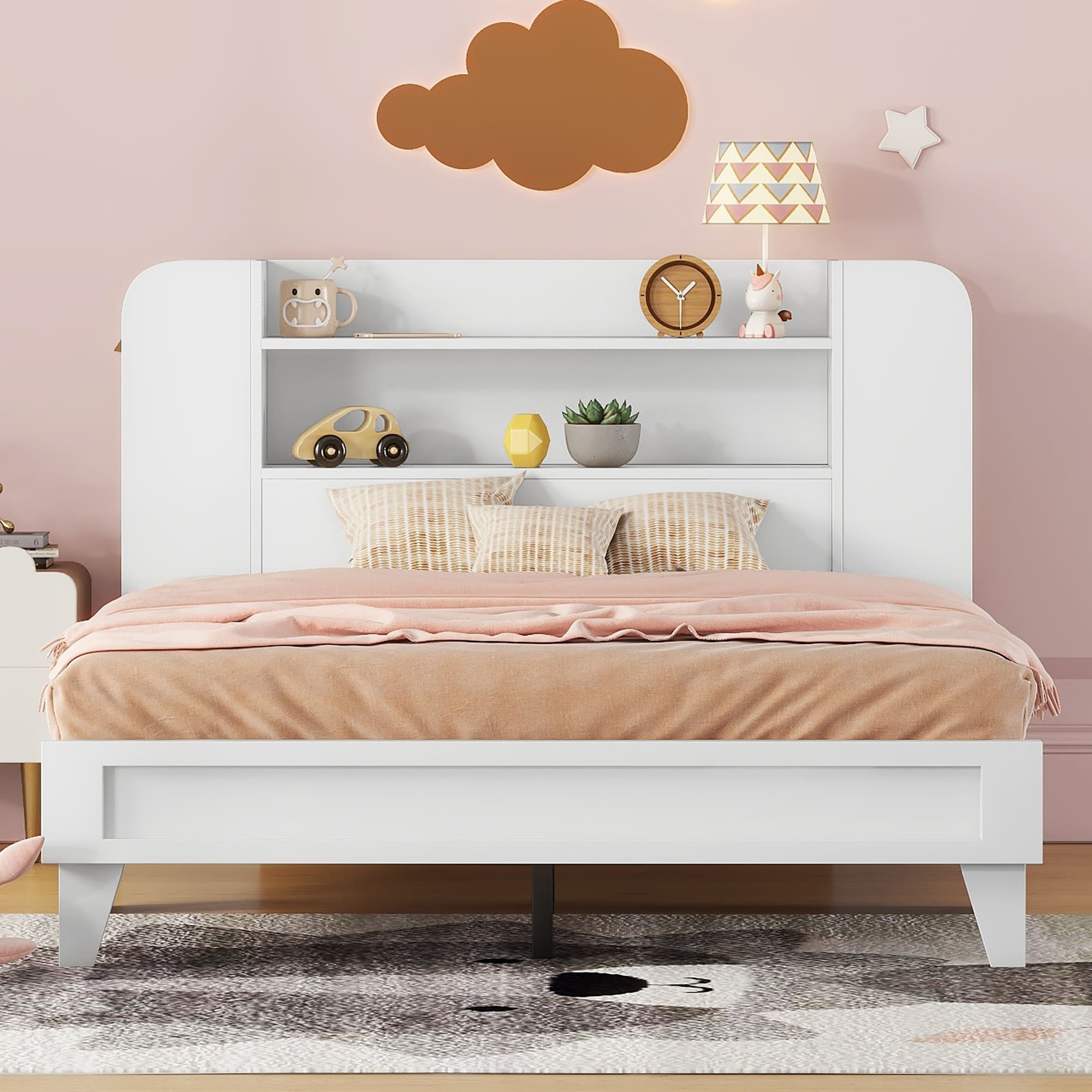 Headboard for shop side of bed