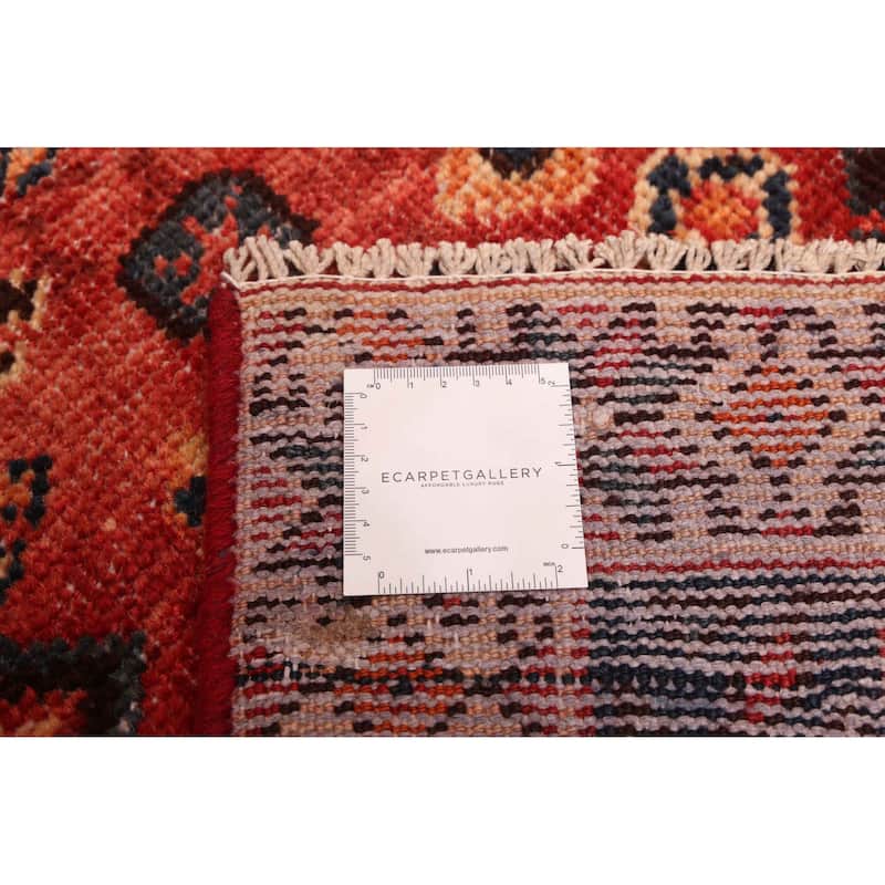 ECARPETGALLERY Hand-knotted Konya Anatolian Red Wool Rug - 6'3 x 9'4