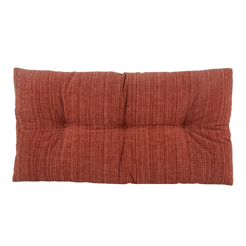 Klear Vu Polar Chenille Fabric Non-Slip Overstuffed 27" Bench Cushion