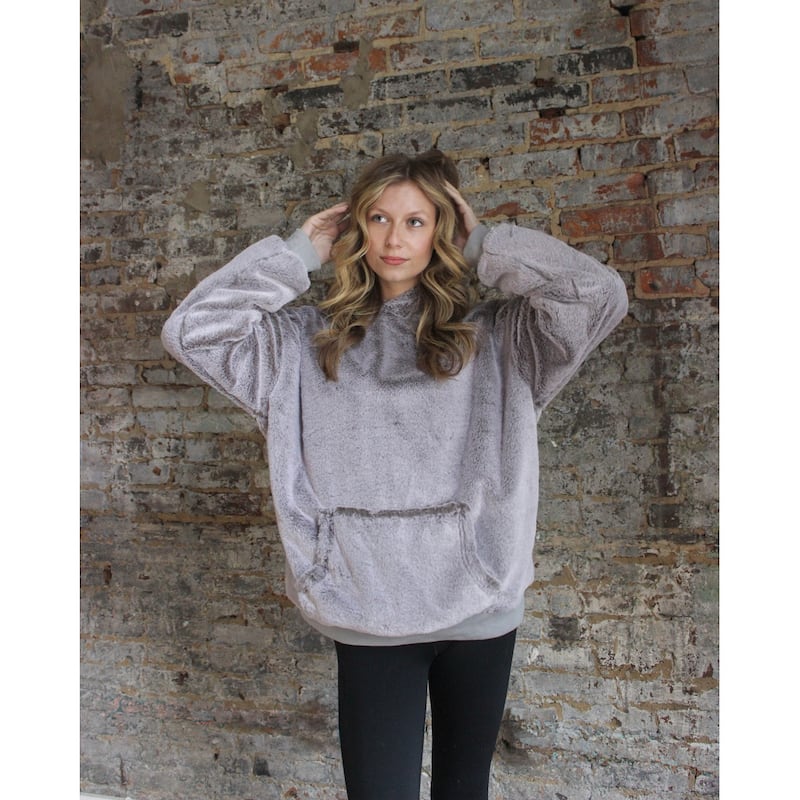Coma Inducer Hoodie - Bunny Soft - Large - Extra Large - Grayish Brownish Whitish
