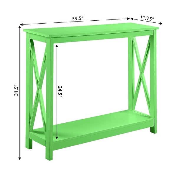 dimension image slide 0 of 16, Convenience Concepts Oxford Console Table with Shelf