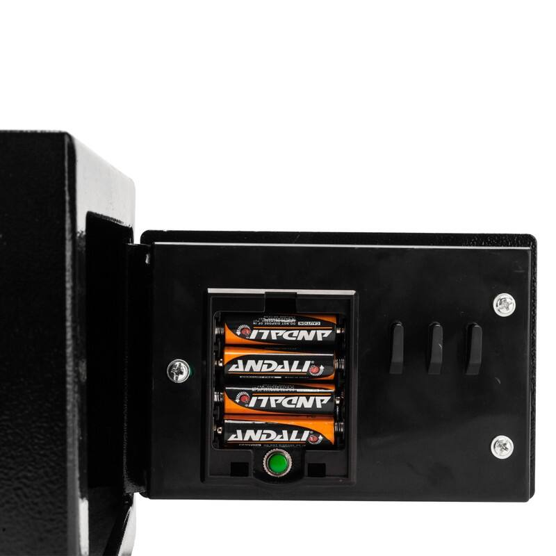 Small Electronic Keyboard Steel Plate Safe Box with Batteries Black