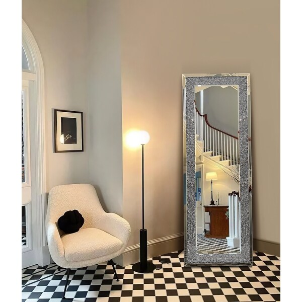 KOHROS Crystal Decorative Wall Mirror Full Length Floor