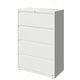 preview thumbnail 3 of 9, Hirsh 36-in Wide HL10000 Series 4 Drawer Lateral File Cabinet, White