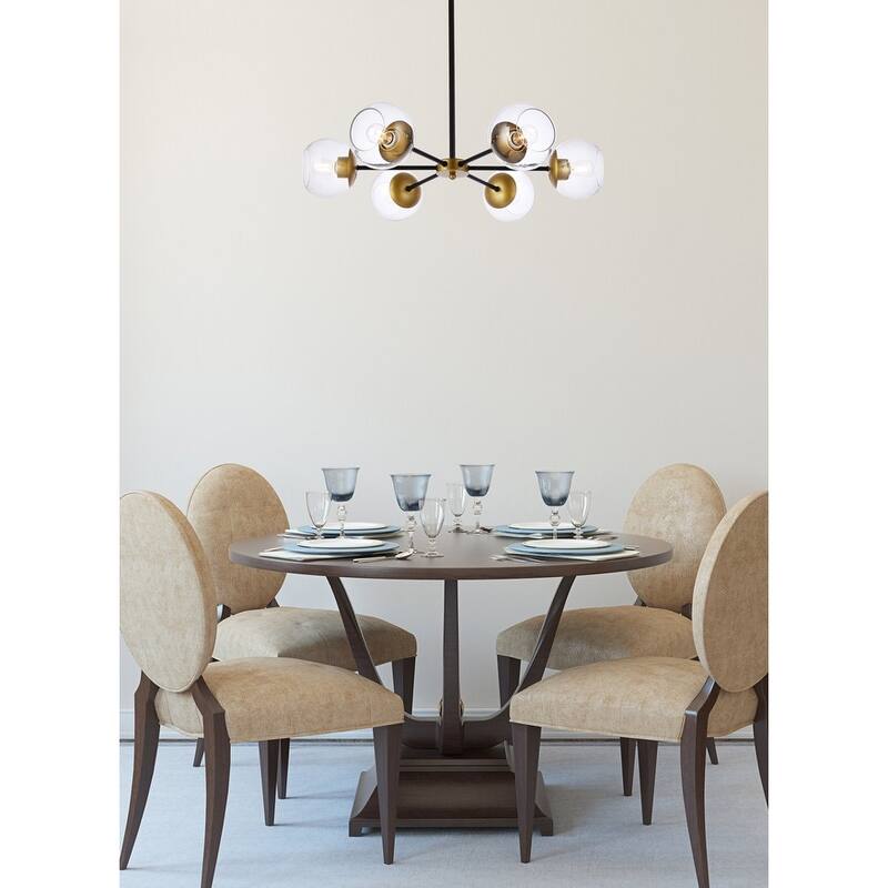 Brooke 30 inch Pendant with Clear Shade - N/A
