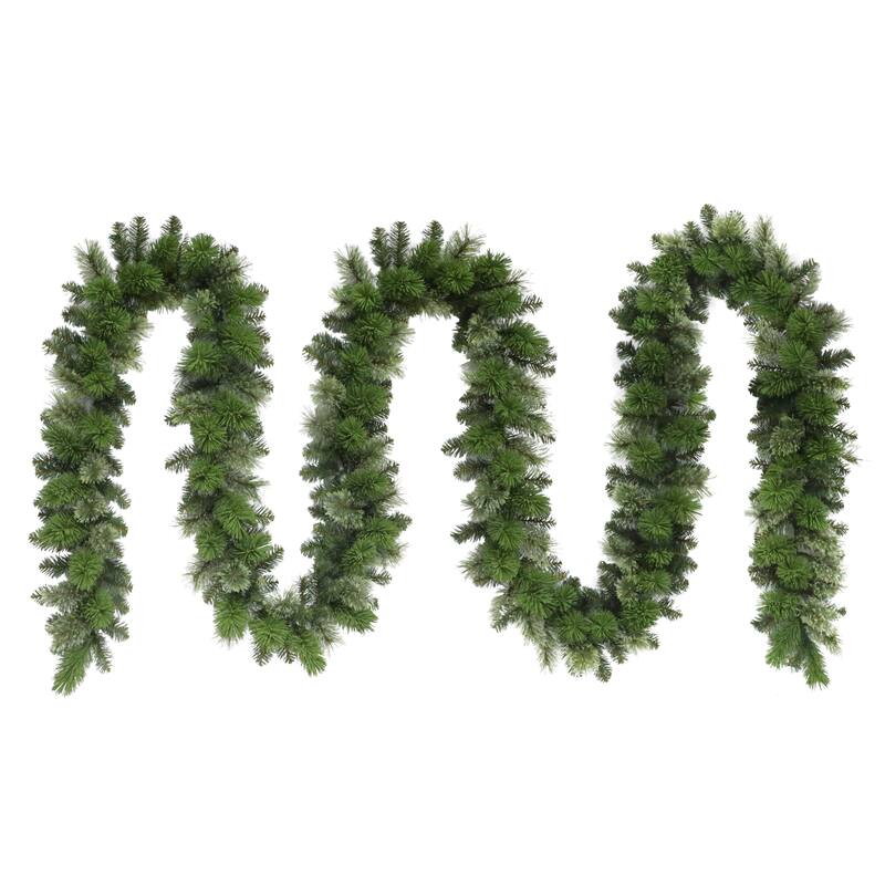 Puleo International 20' x 10" Oklahoma Pine Artificial Christmas Garland