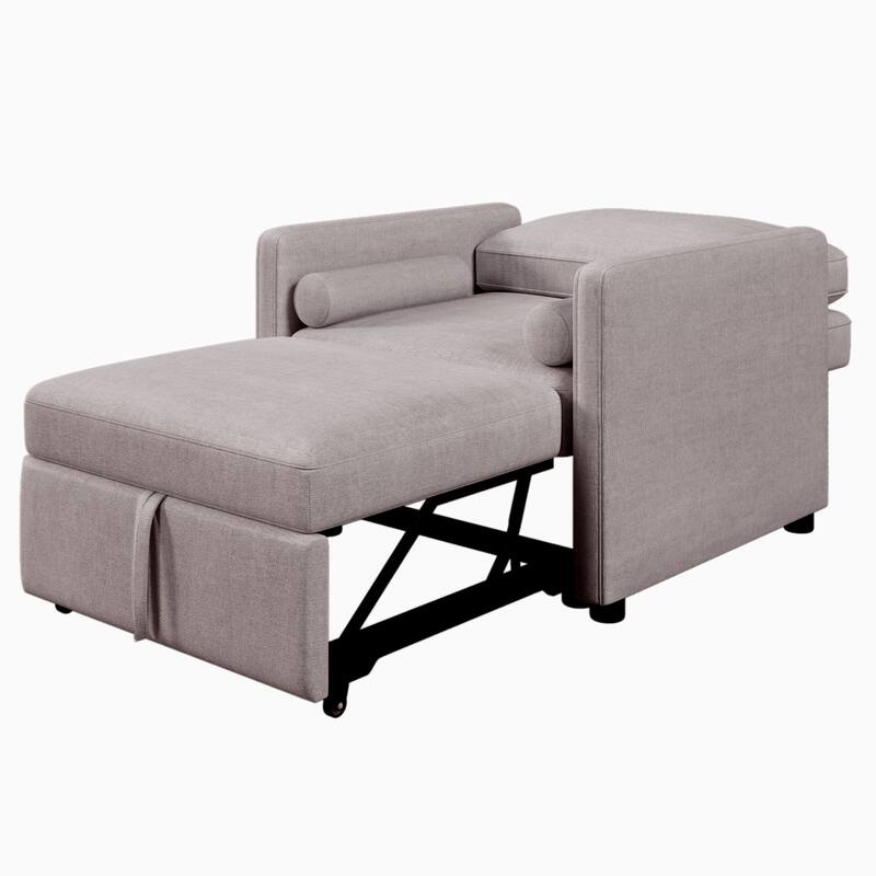 3 in 1 Convertible Sleeper Chair with Adjustable Backrest