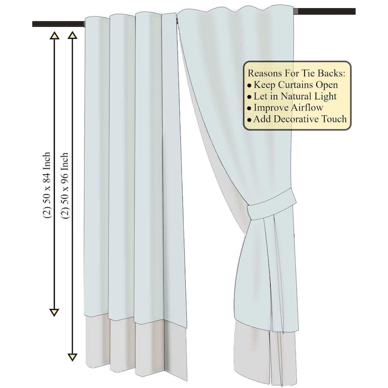 Truly Soft Everyday Window Curtain Panel Pair