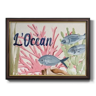 Pastel Mer II Premium Framed Canvas- Ready to Hang - Bed Bath & Beyond ...