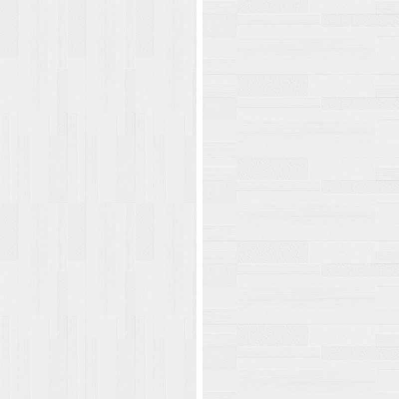 Merola Tile Lumiere Strate Blanco 11-3/4" x 35-3/8" Ceramic Wall Tile