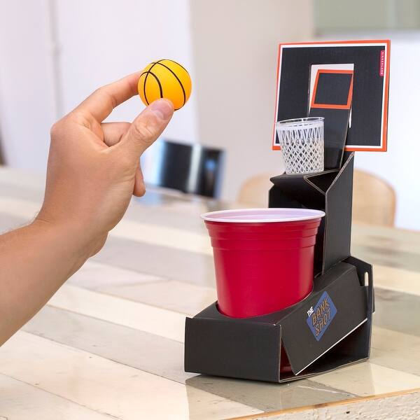 Shop Kikkerland Design The Bankshot Basketball Drinking Game Shot