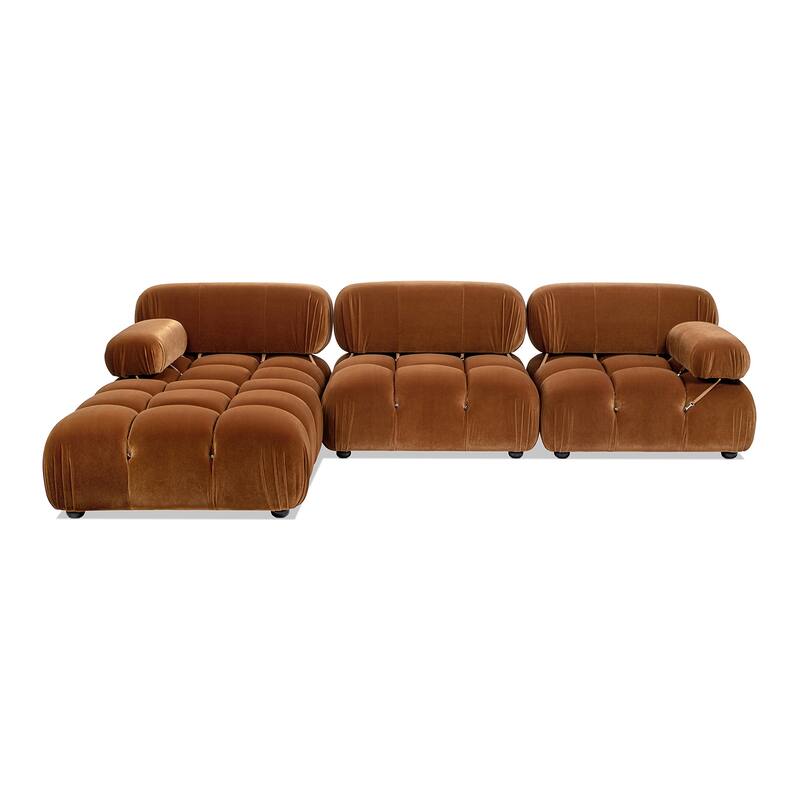Marcel 109.5" Bubble Modular Modern Reversible Sectional