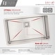 preview thumbnail 16 of 22, STYLISH 30 inch Stainless Steel 16G Undermount Kitchen Sink with Grid - Brushed Stainless Steel - 30" x 18" x 10"