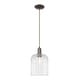 preview thumbnail 31 of 81, Innovations Lighting Endless Possibilities Arcadia - Bridal Veil - 1 Light 8" Cord Hung Mini Pendant Clear/Oil Rubbed Bronze
