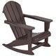 preview thumbnail 54 of 85, POLYTRENDS Laguna Adirondack Eco-Friendly Poly All-weather Outdoor Rocking Chair