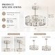 preview thumbnail 71 of 191, 16.5"/18.5"/20"/23.6"/24"/28" Vintage Distressed White Low Profile Caged Ceiling Fan with Light and Remote (7/6/5/3-Blade)