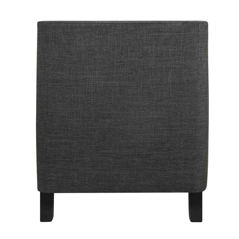 Erica Accent Armchair with Chrome Nailhead Trim