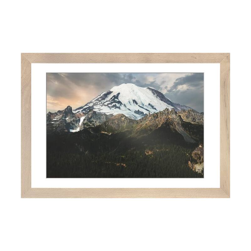 iCanvas "Sunrise Entrance Mt Rainier" by Louis Ruth PFA - Natural - 24x32x1
