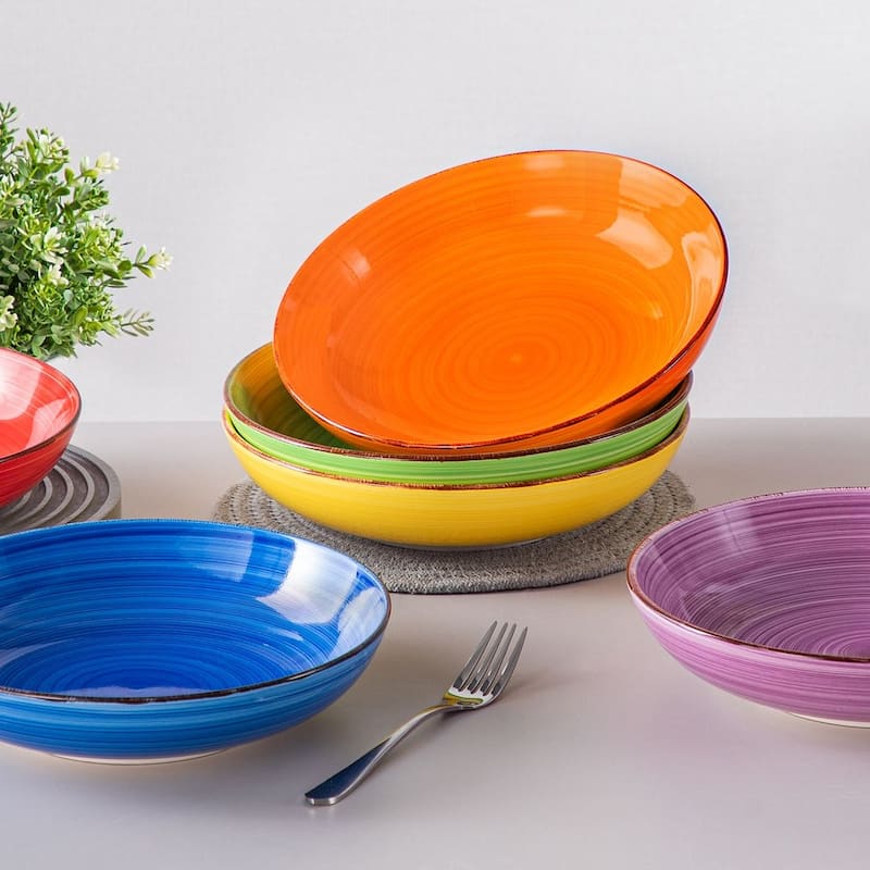 vancasso Bonita Sturdy Stoneware 6-Piece Bowls Set