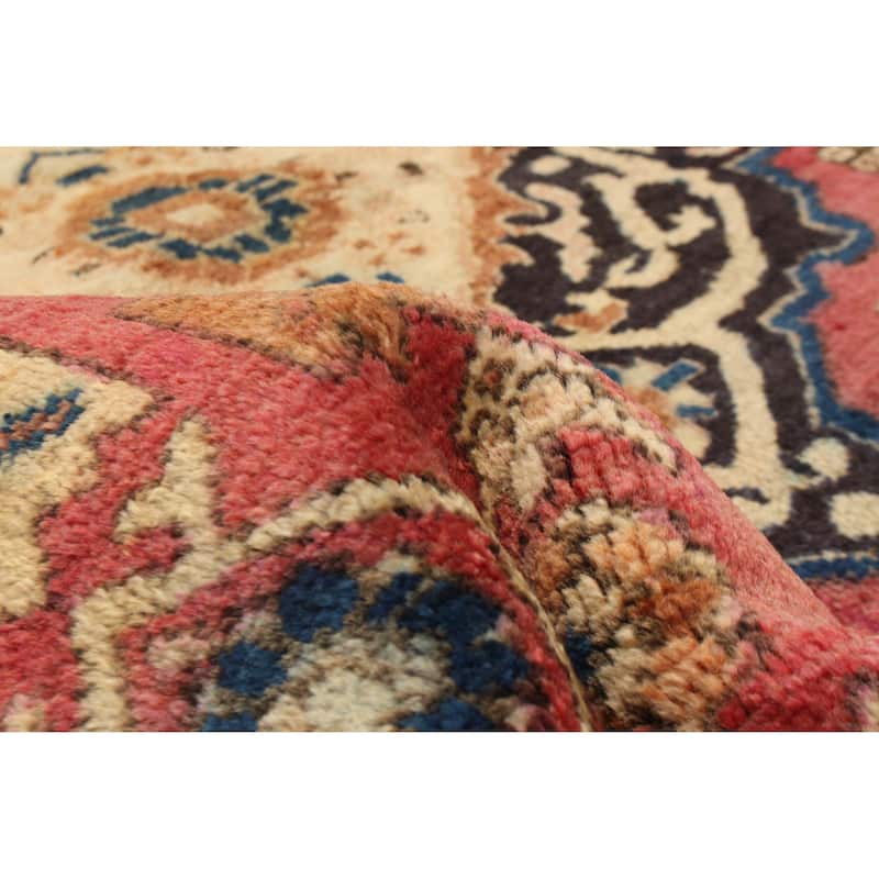 ECARPETGALLERY Hand-knotted Andelz Red Wool Rug - 4'3 x 8'2