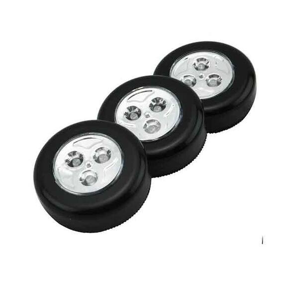 Shop Techno Earth 3 Pack Of Touch Push Led Lights For Cabinets