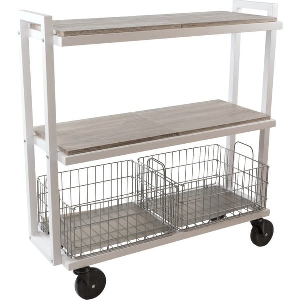 Atlantic-personal & portable 23350328 3tier wide white kart