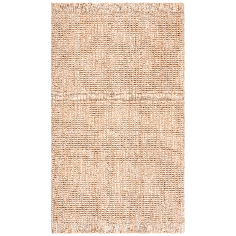 SAFAVIEH Handmade Natural Fiber Månika Jute Fringe Rug