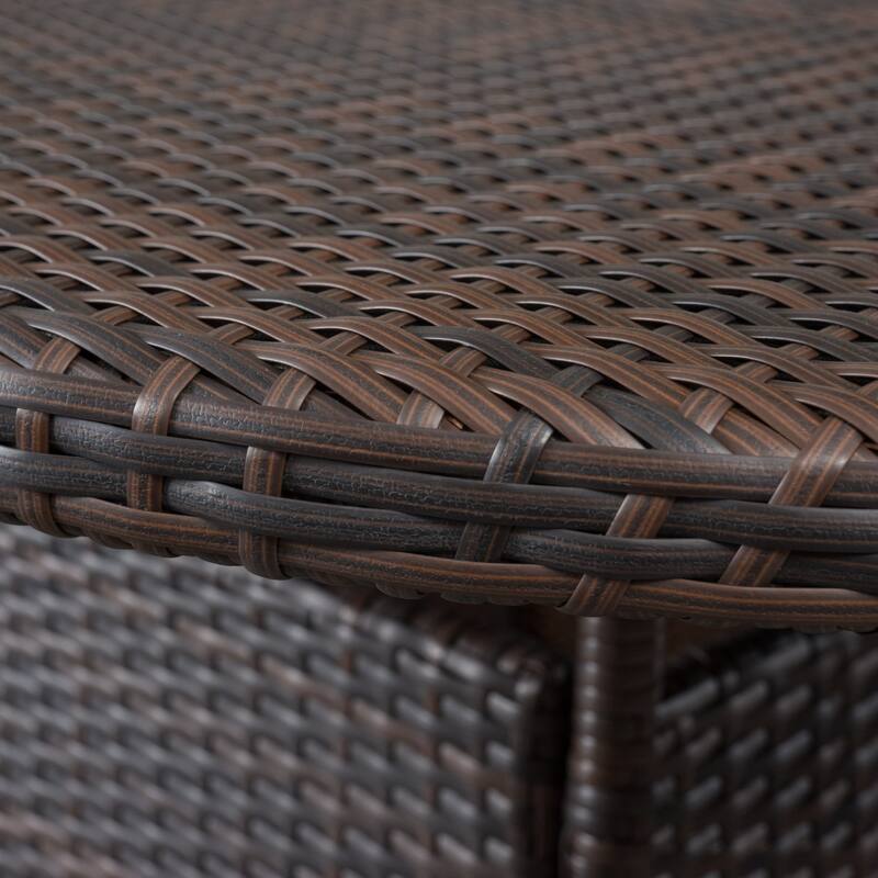 Barnes Outdoor 7-piece Wicker Dining Set by Christopher Knight Home