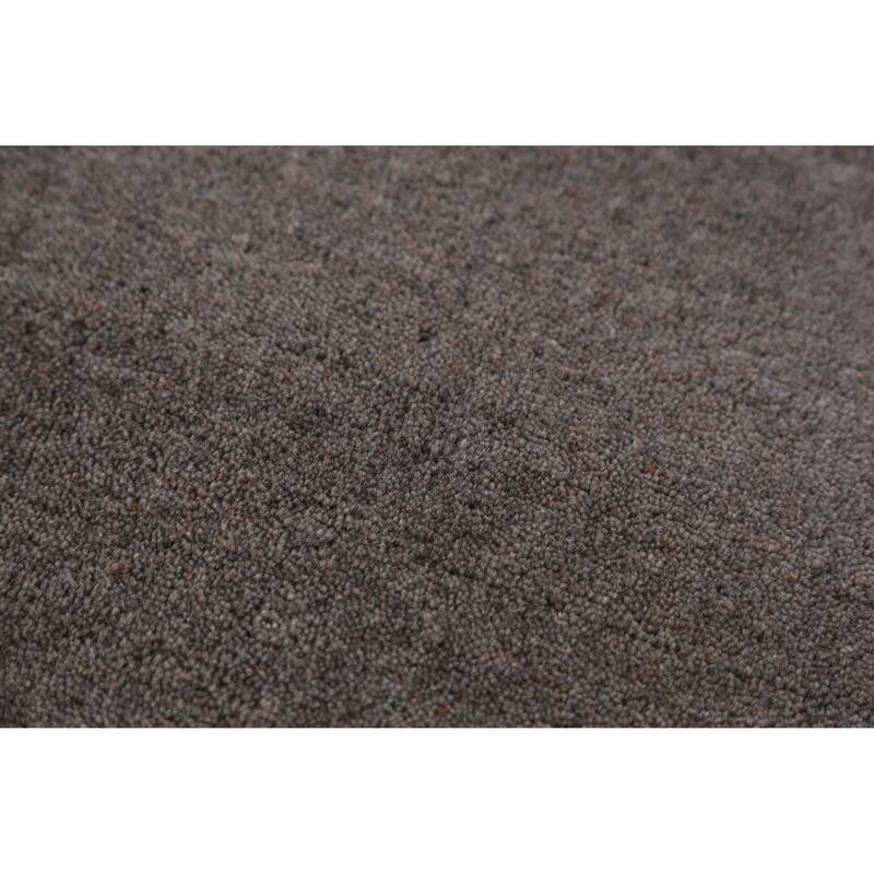 Hand Knotted Oriental 100% Wool Carpet Tribal Tribal Greys & Charcoal Gabbeh Area Rug - 10' 1'' X 8' 5''