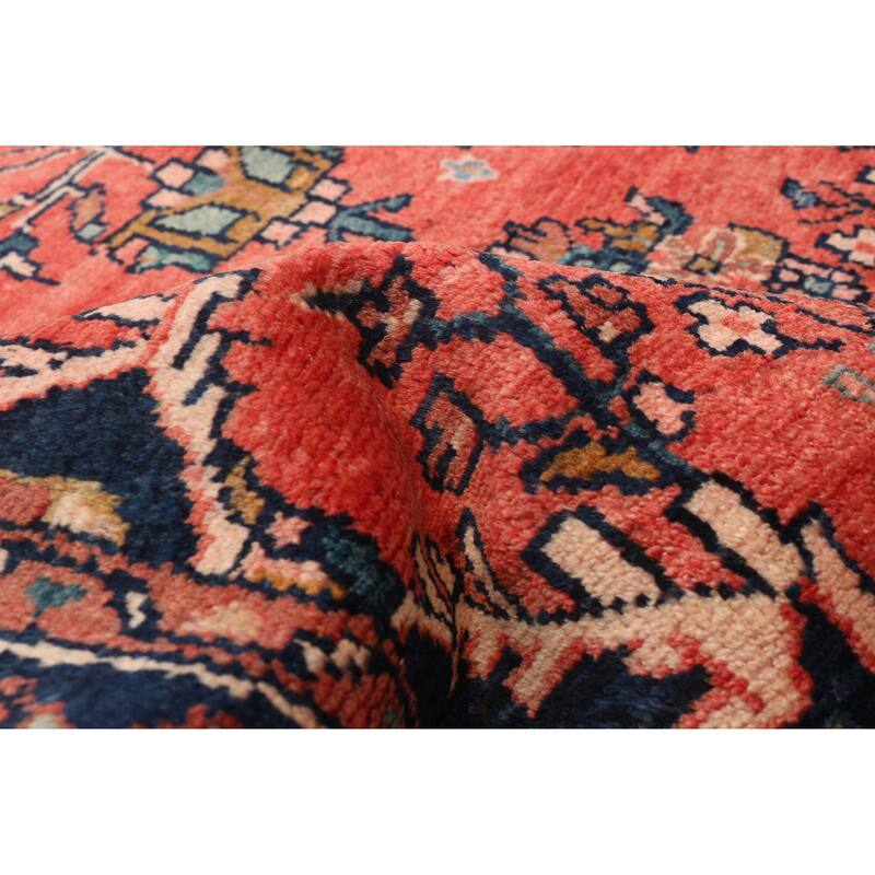 ECARPETGALLERY Hand-knotted Andelz Red Wool Rug - 3'7 x 9'6
