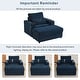preview thumbnail 29 of 50, Modern Style Armchair with a Movable Storage Ottoman, Two USB Ports, Two Cup Holders, a Phone Holder and Side Pockets