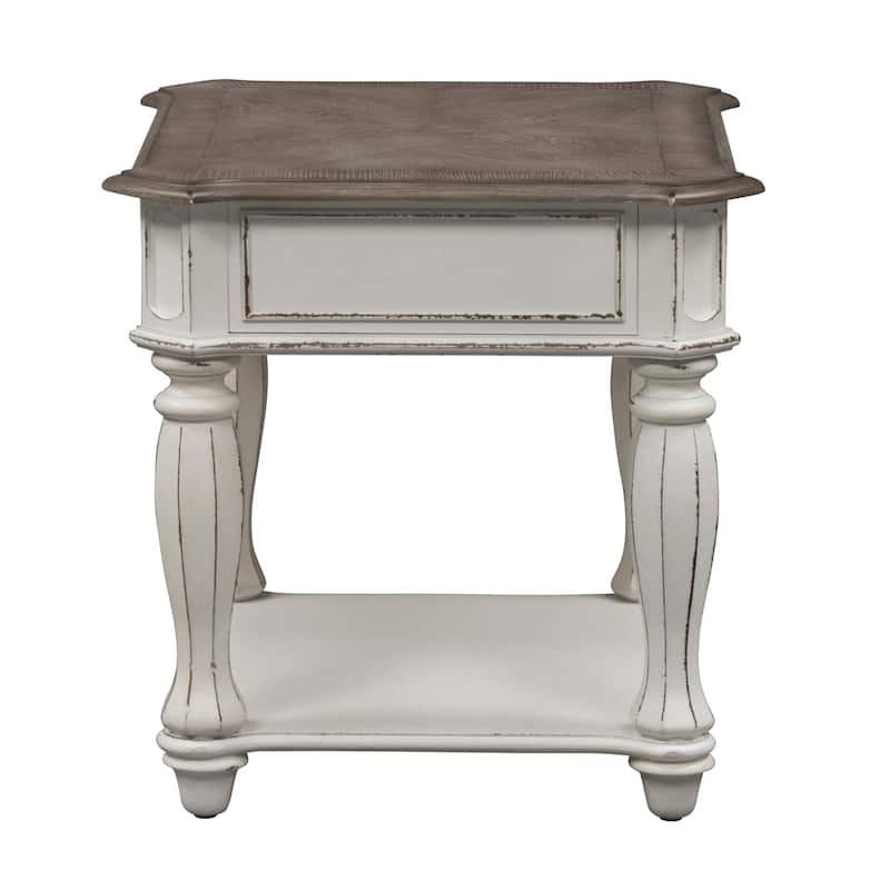 Magnolia Manor Antique White 3 Piece Set (1-Cocktail 2-End Tables)