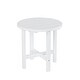 preview thumbnail 22 of 33, Laguna 18-inch Poly Eco-Friendly All Weather Round Side Table White