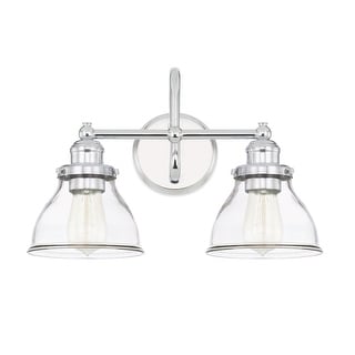 Baxter 2-light Bath/ Vanity Fixture w/ Clear Glass