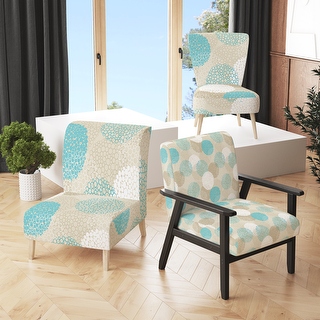 Blue best sale circle chair